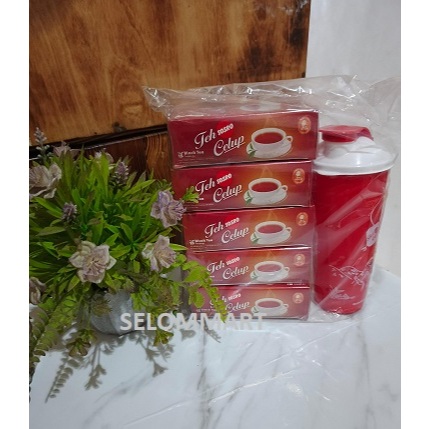 

TEH CELUP SOSRO 5 PACK FREE TUMBLER 1 PACK ISI 15 KANTONG