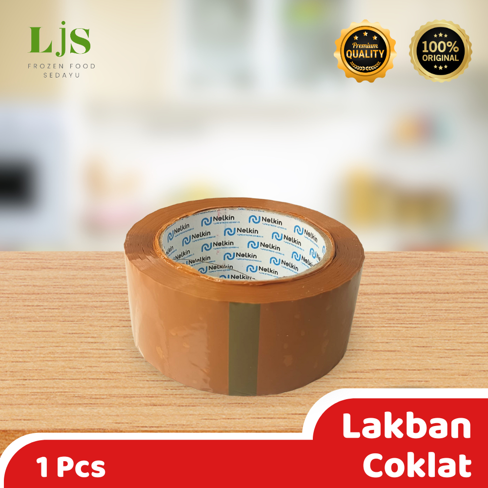 

Lakban Nelkin 1pcs Coklat I Tape TN 48mm x 100Y