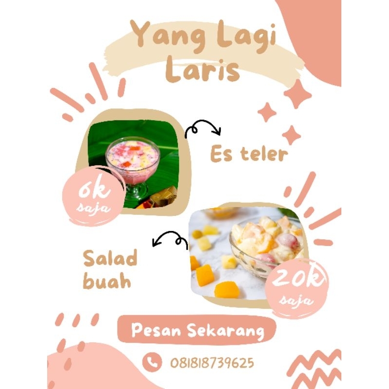 

Jual Es Teler Dan Salad Buah