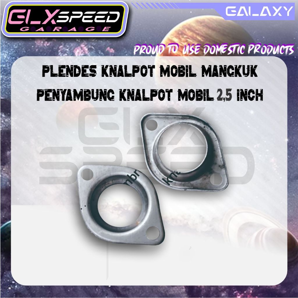 Plendes Knalpot Mobil Mangkuk - Penyambung Knalpot Mobil 2.5inchi