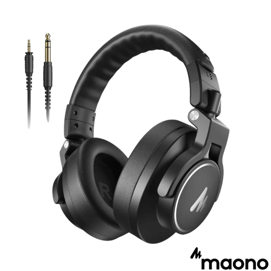 Maono MH700 Monitoring Headphones - Headset Podcast, Recording, Studio