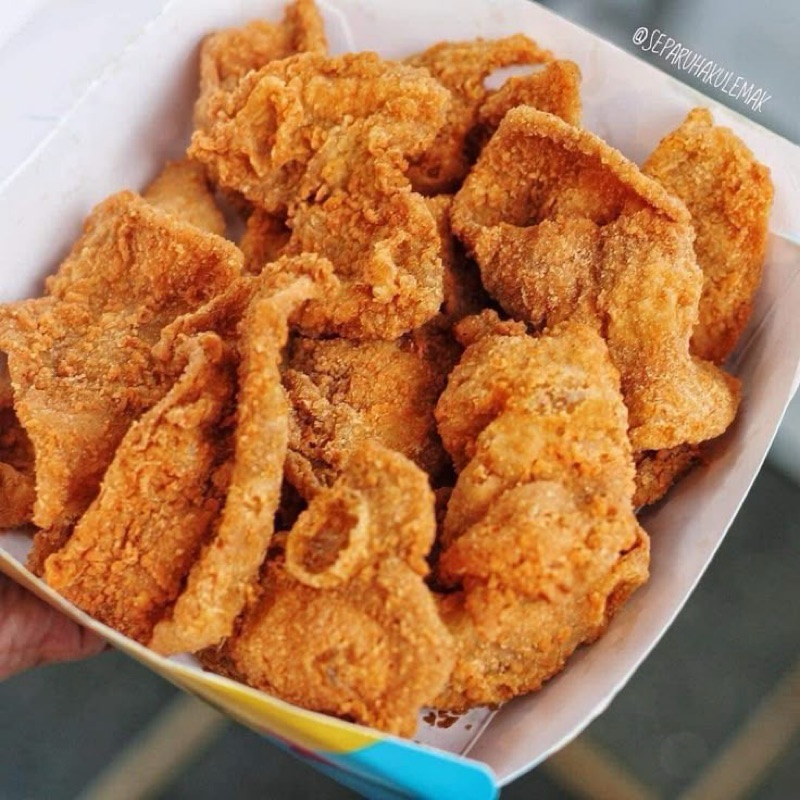 

[1/2kg] Keripik Kulit Ayam Crispy Kiloan Murah