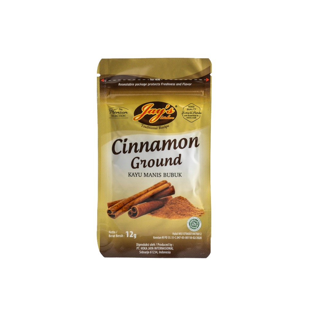 

Jay's Kitchen Cinnamon Ground Zipper 12 GR