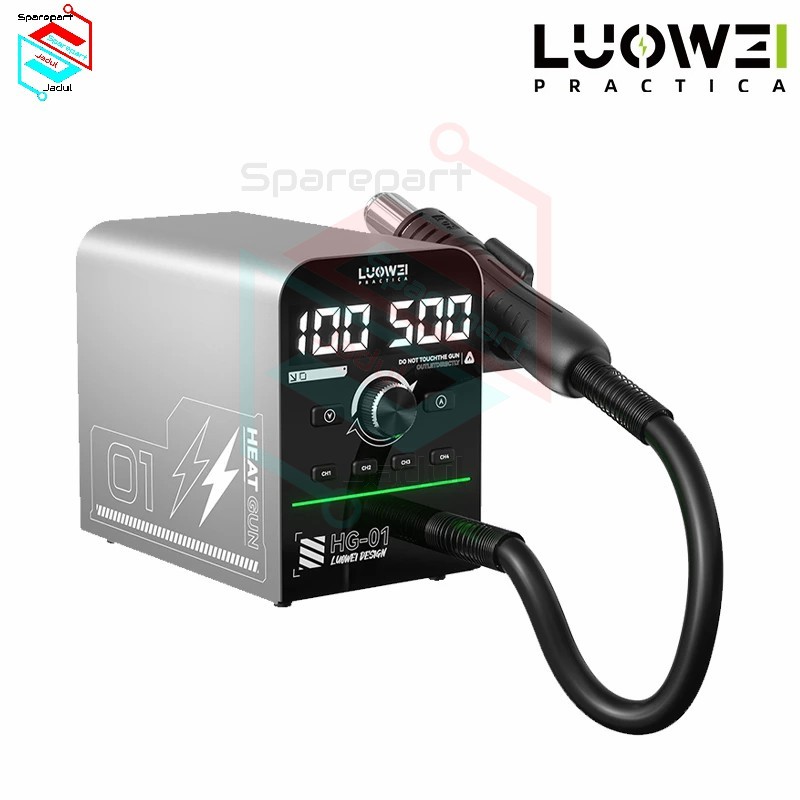 LUOWEI HG-01 Desoldering Station 800W Hot Air Gun Smart Digital
