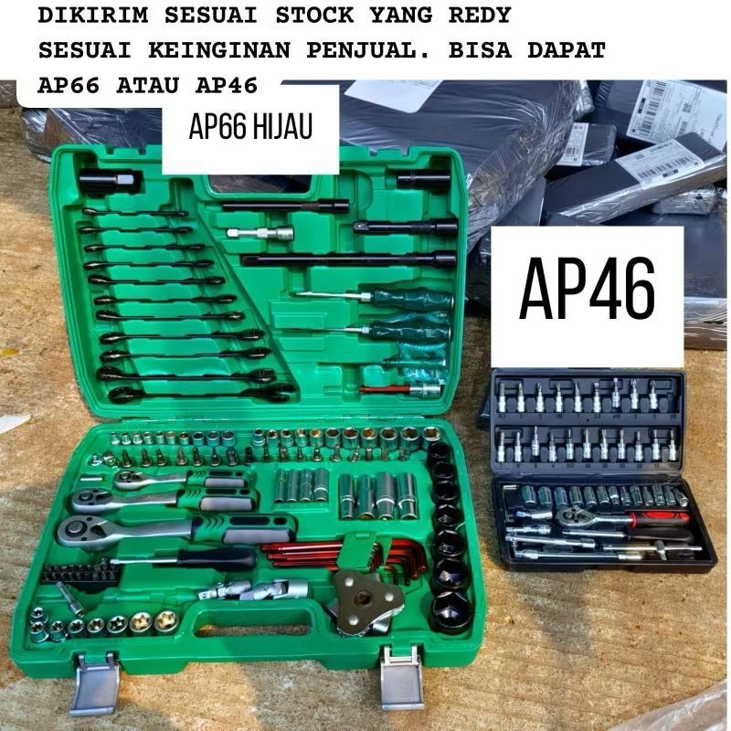 APR KUNCI SET 46PCS APR JAPAN KUNCI SHOCK SET AP46 KUNCI SOCKET MURAH BERKUALITAS BAGUS