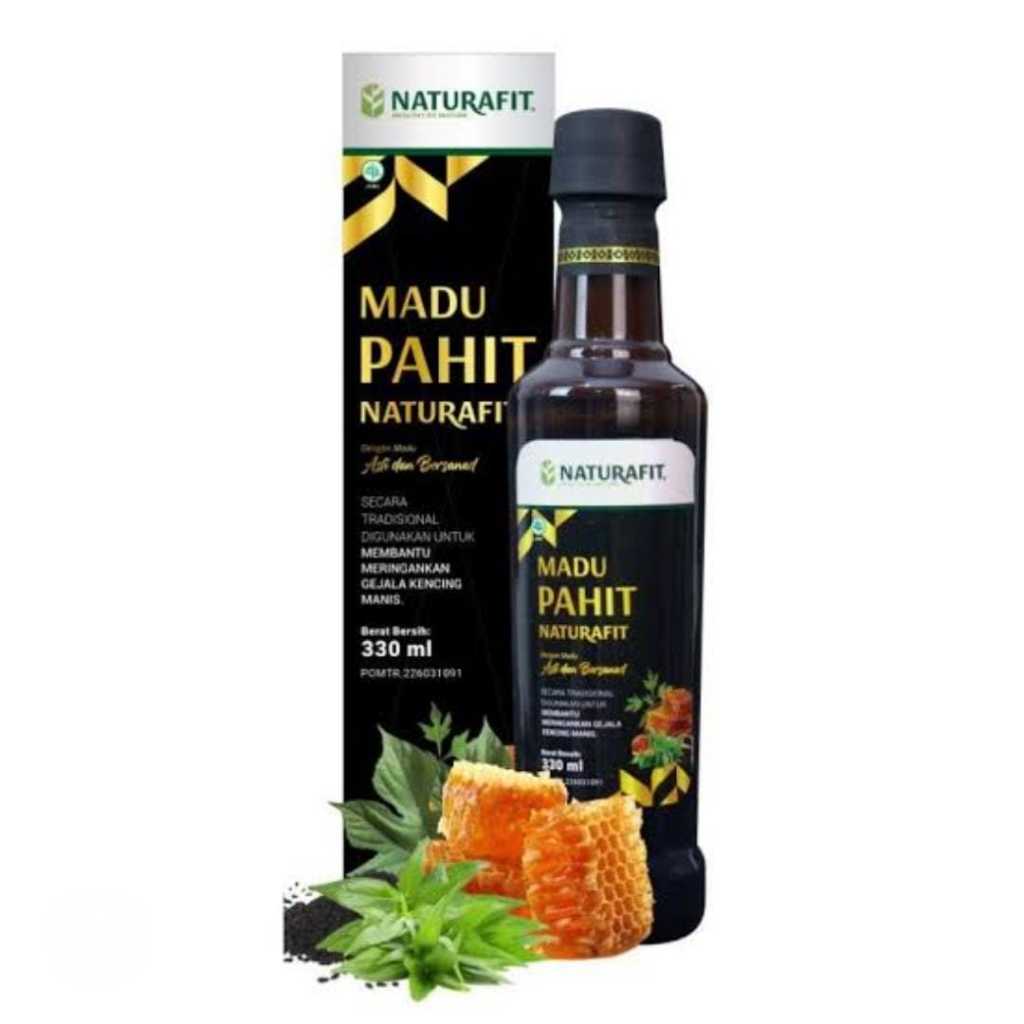

Madu Hitam Pahit Naturafit 330ml
