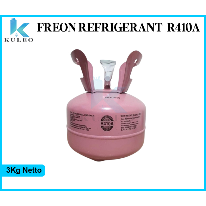 Freon R410A isi 3kg - FREON AC R410-A REFRIGRANT KEMASAN 3 KG - Freon Refri r410a 3Kg