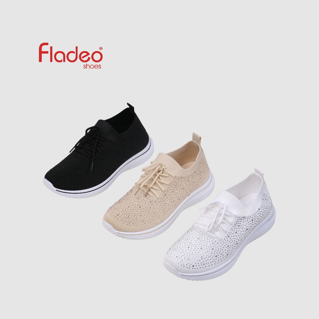 Fladeo C25/LSS336-1LU/Sepatu Sneakers Tali Wanita [ Sneakers Shoes ]