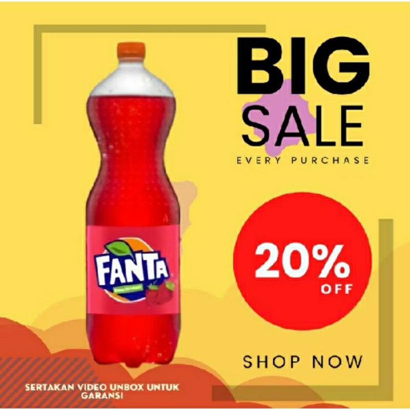 Promo Fanta 1 Liter Spesial Ramadhan, minuman fanta sprit coca cola tersedia