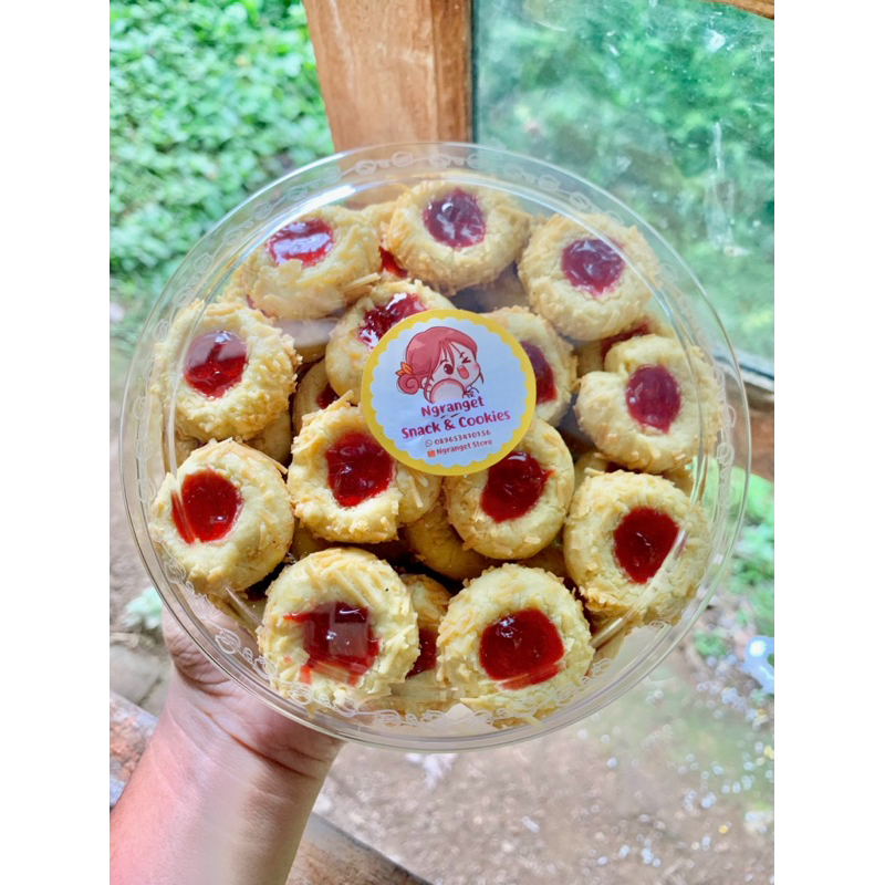 

Kue Kering Thumbprint 250 gram (1/4 kg), 500 gram (1/2 kg)| Kue Lebaran Special Homemade