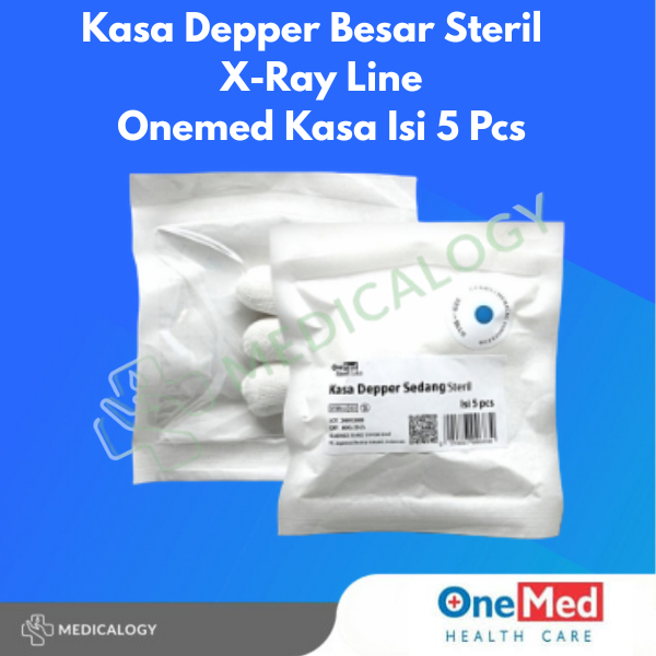 Onemed Kasa Depper Besar Steril  X-Ray Isi 5 Pcs