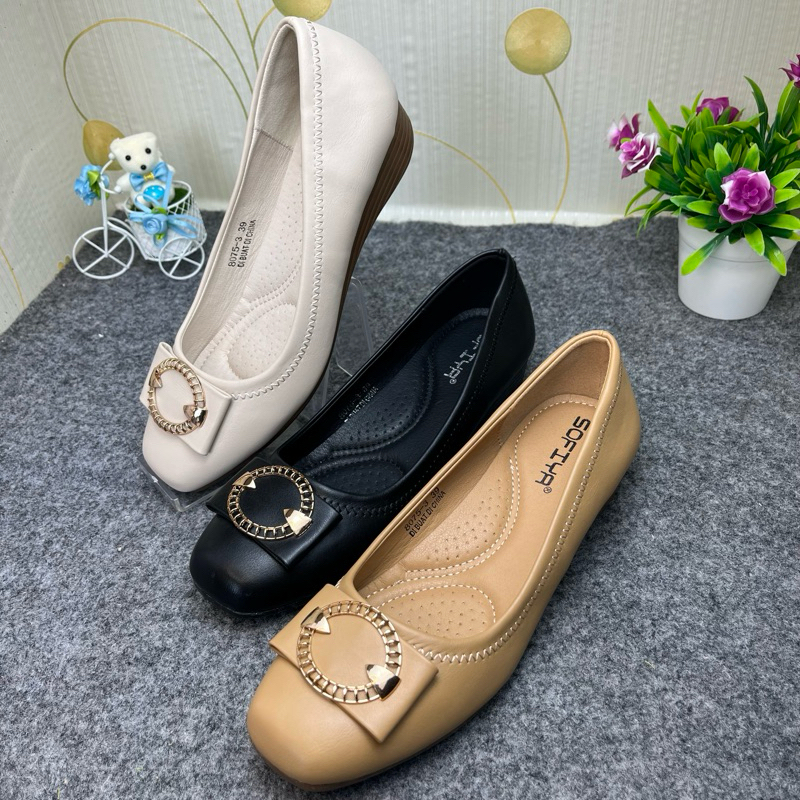 SOFIYA ORI 8075 3 SEPATU WANITA IMPORT / FLAT SHOES 2CM / FLATSHOE / FLATSHOES / BALET