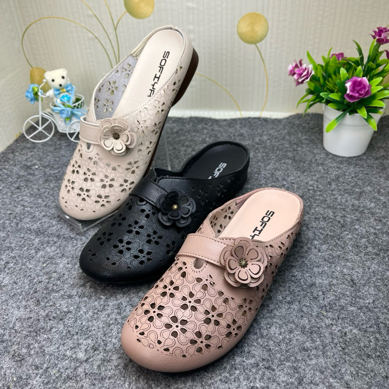SOFIYA ORI 1952 2 SANDAL WANITA IMPORT / SANDAL FLAT / SANDAL SLOP IN/ BUSTONG