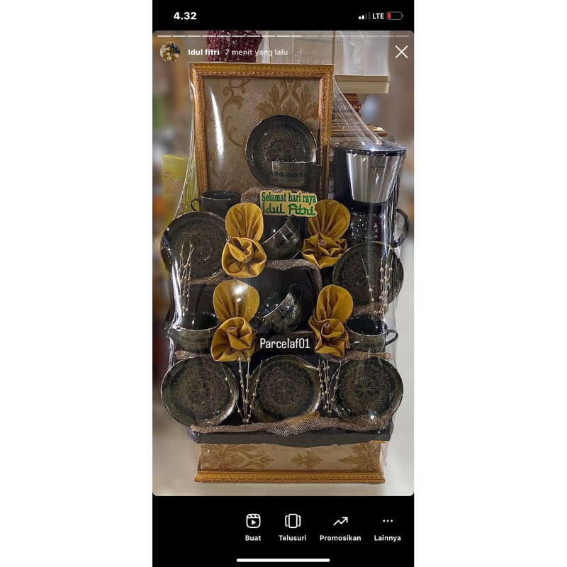 

parcel tea set/parcel cangkir/parcel piring tatakan/parcel teko/parcel natal/parcel imlek