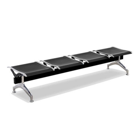 Kursi Tunggu Tanpa Sandaran - Kursi Bandara Tanpa Sandaran - Kursi Tunggu 4 Dudukan Tanpa Sandaran -