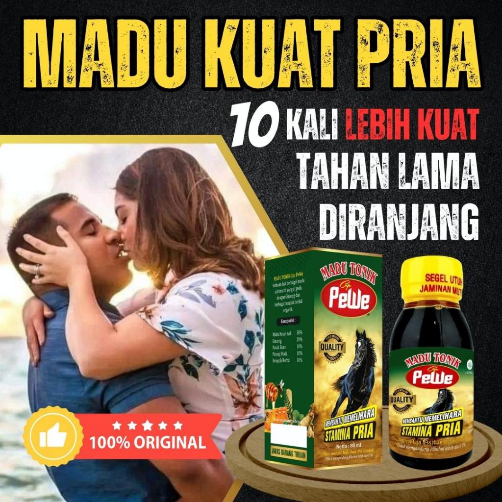 

Madukuat Madu Pewe Original Herbal Alami Rahasia Kejantanan Stamina Pria Kuat Tahan Lama Di Ranjang