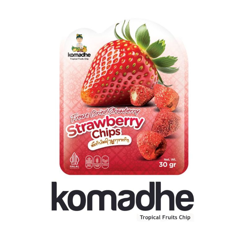 

Komadhe Strawberry freeze fried 30gr