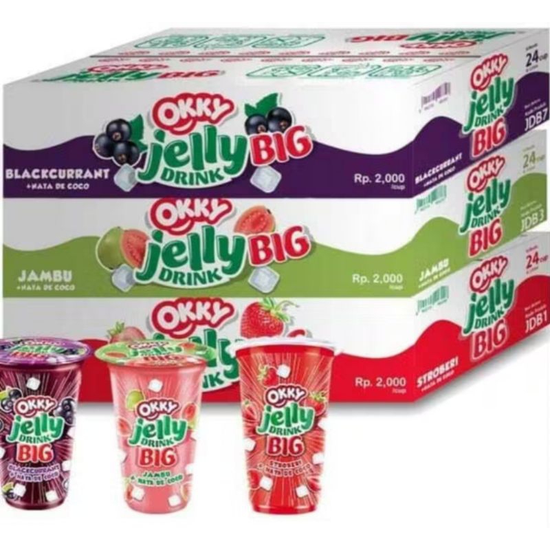 

ok jelly drink BiG/,besar 1 dus isi 24