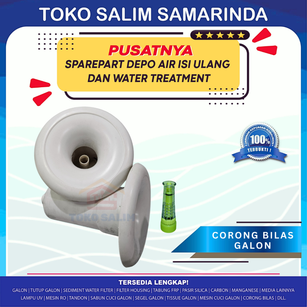 Corong Semprot Bilas Cuci Galon Air Minum