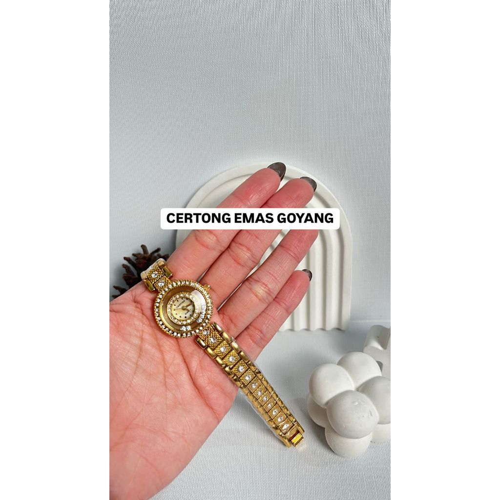 LINK CO Live Jam Cartier Tali Rantai Free Box Baterai Cadangan Paperbag Jam Tangan Wanita BISA COD