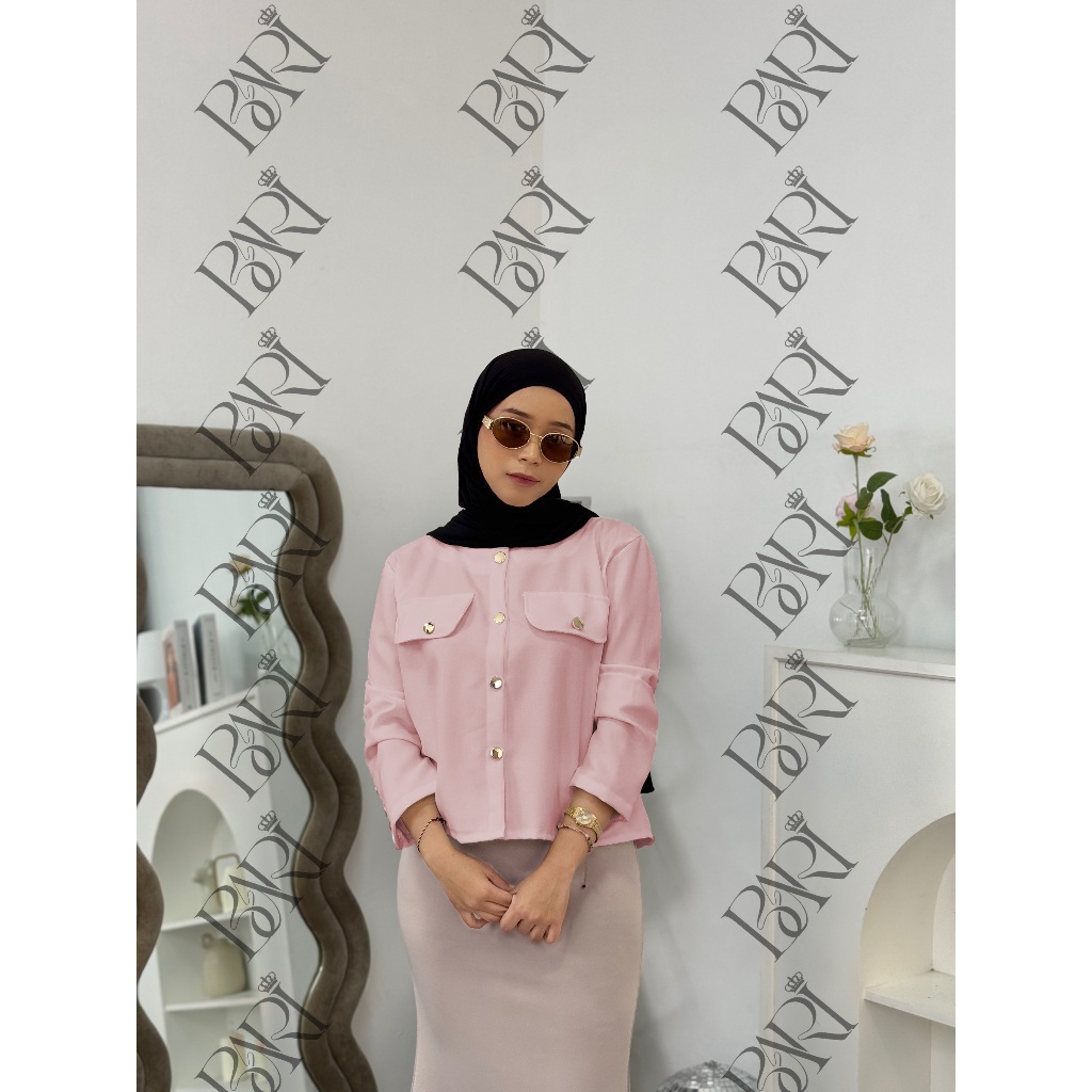 [.] LUNA BLAZER CROP WOMEN LONG SLEEVE / Blazer crop wanita lengan panjang / Blazer Casual