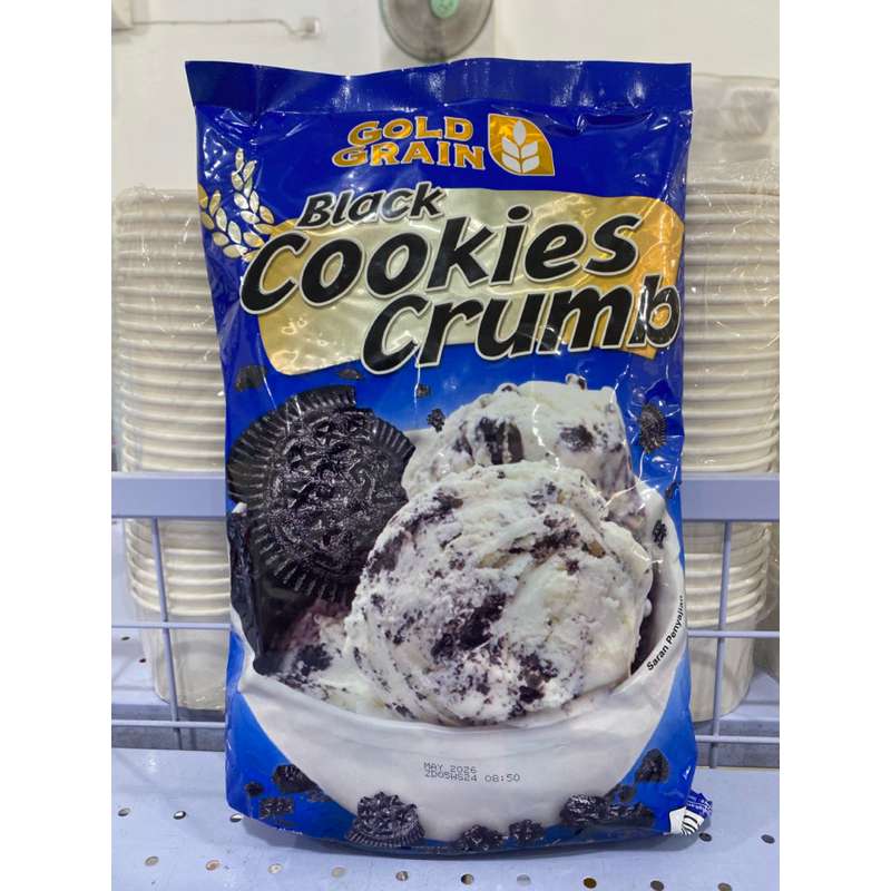 

Gold Grain Black Cookies Crumb 1kg