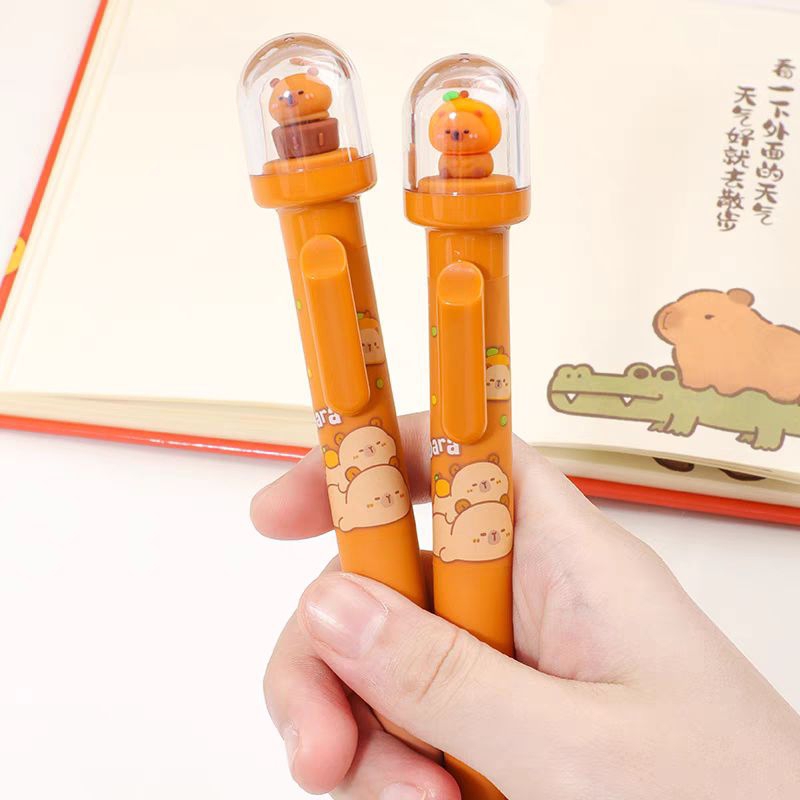 

Pulpen Lucu Globe Capibara Kapibara Kapibala/ Cute Ballpoint Pen Figurine Dekor Lucu Sekolah Anak