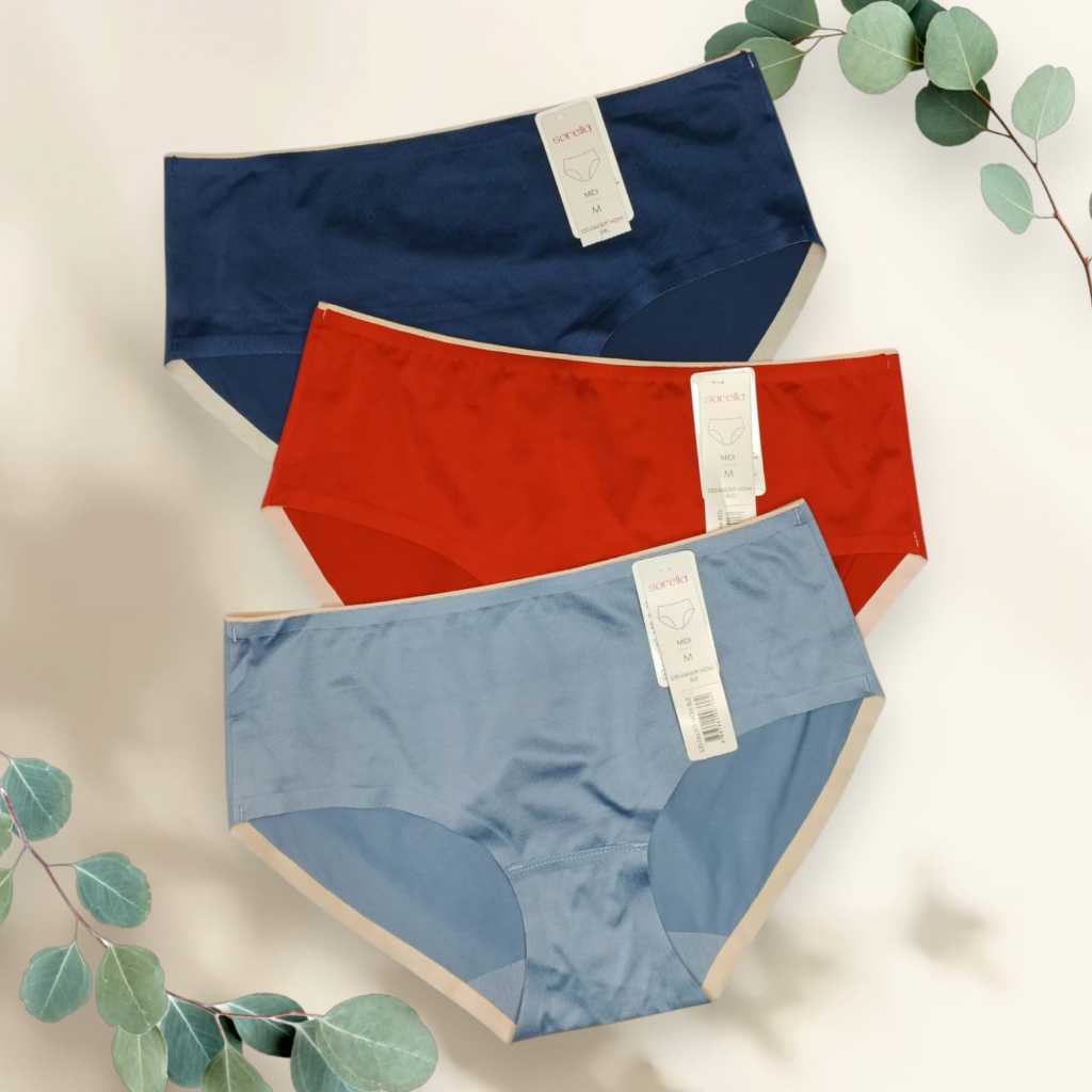 Celana Dalam Wanita Sorella 6309 - Midi - Seamless