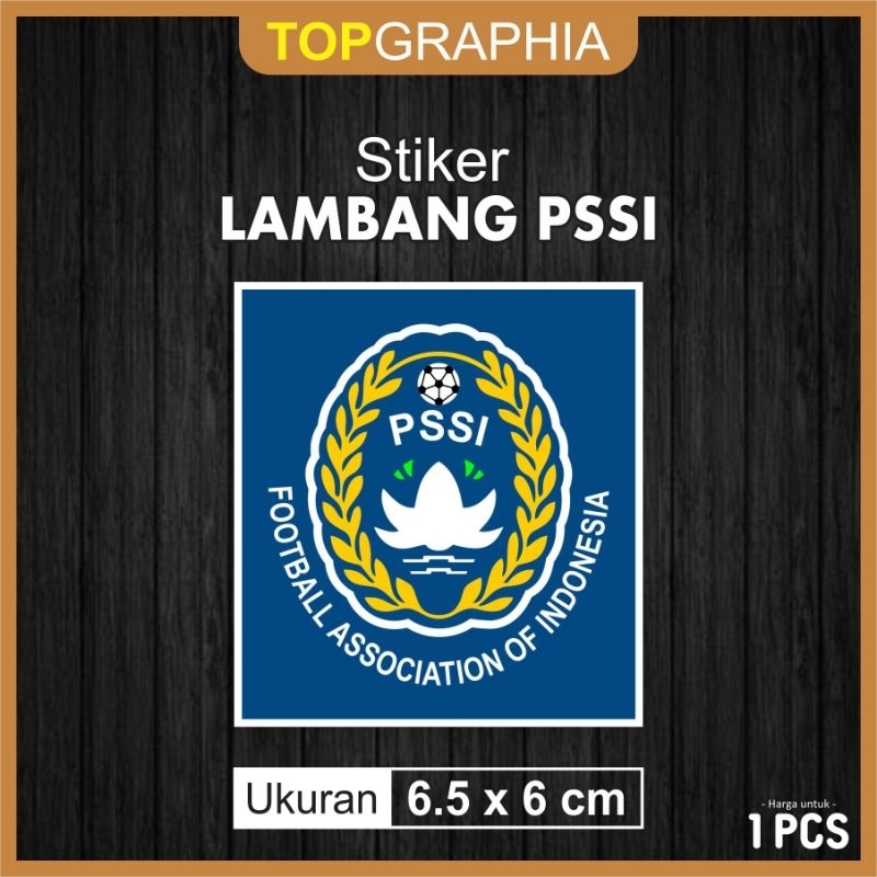 

Stiker PSSI Persatuan Sepak Bola Seluruh Indonesia / Logo PSSI / Stiker Bola Waterproof
