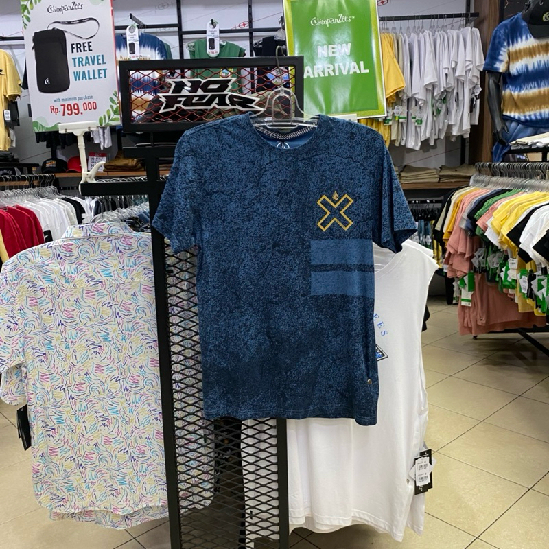 Kaos Volkom MCT Ziel Short Sleeve Tee Indigo Ridhe Original