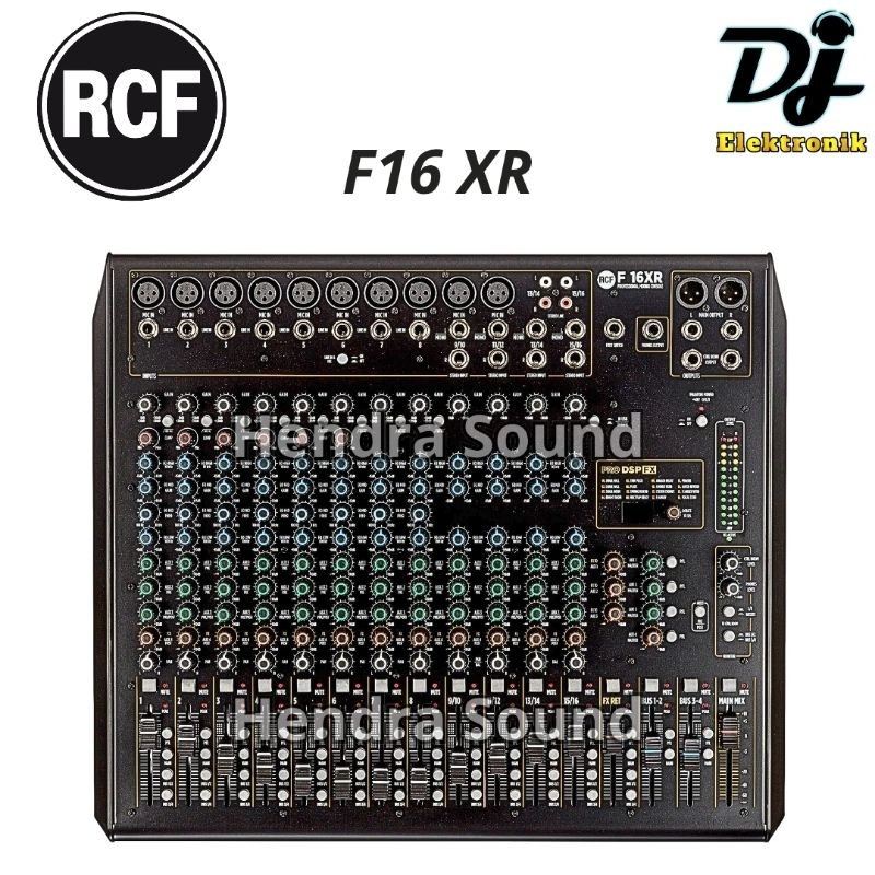 RCF ● F 16XR / F16 XR / F16XR - Mixer Analog 16 channel (ORI ITALY)