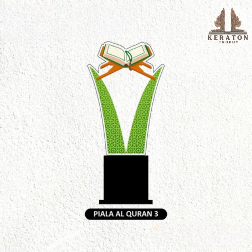 PIALA AL QURAN PIALA MTQ PIALA BUKU PIALA TAHFIDZ AKRILIK CUSTOM