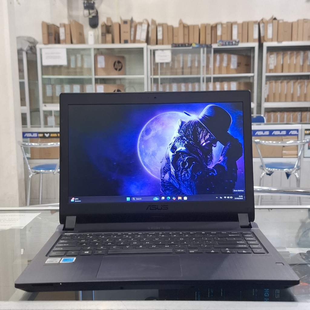Laptop Second ASUS P1440FA – Intel Core i3 10110U, RAM 4GB, SSD 256GB, Layar 14"
