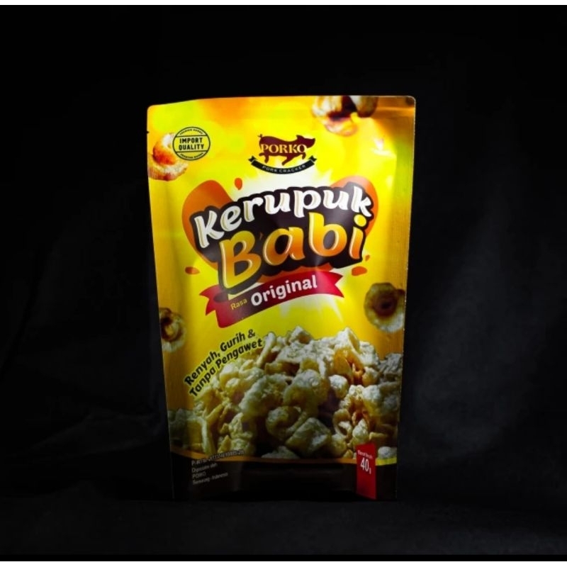 

Kerupuk Babi PORKO CRACKER