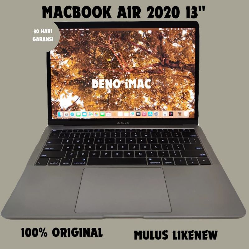 MACBOOK AIR 2018 || 2019 || 2020 || 2022 APPLE M2 MULUS LIKENEW SEKEN ORIGINAL APPLE BERGARANSI