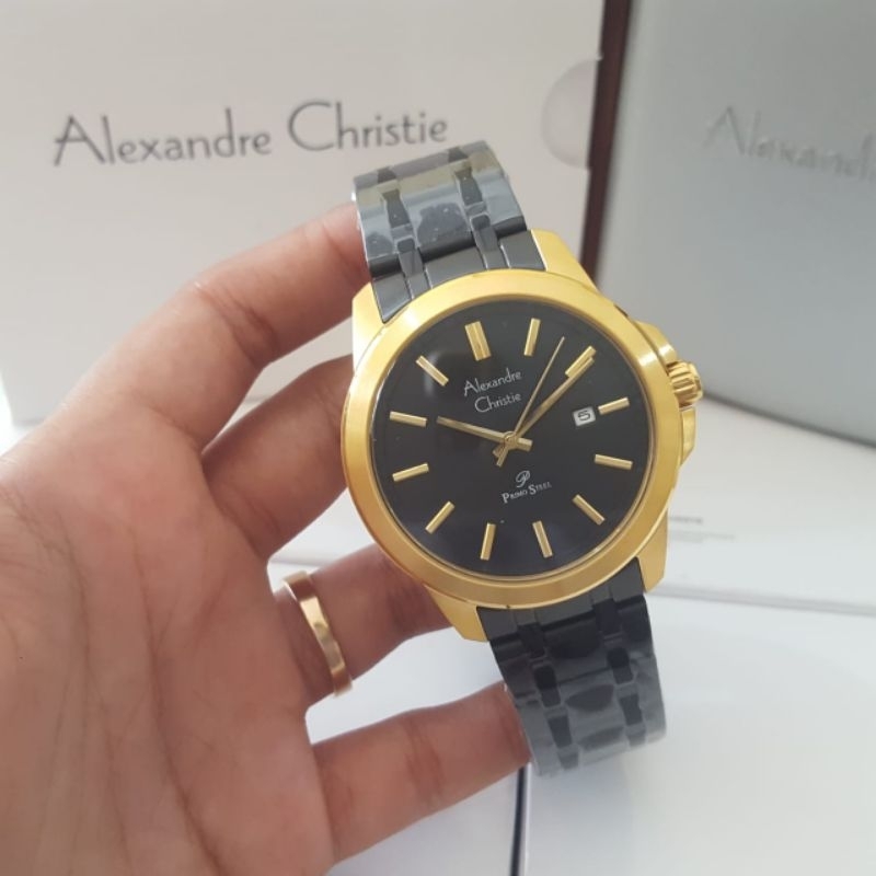 Jam tangan pria Alexandre Christie AC 1017 MD original