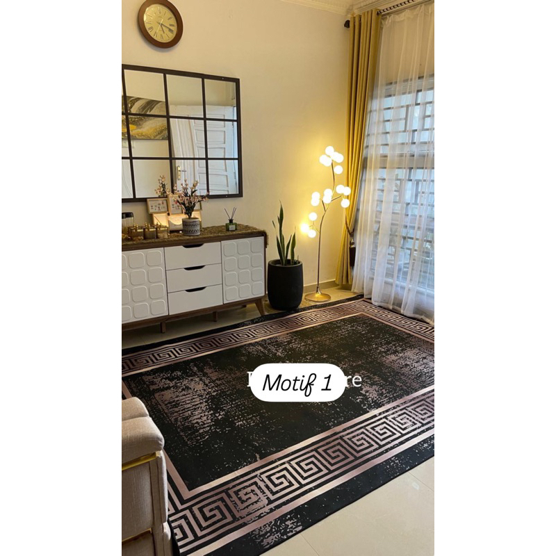 Karpet 3D Eropa/Karpet Mewah/Karpet Aesthetic/Karpet Malaysia/Karpet Turkey/Karpet 3D Mewah/Karpet L