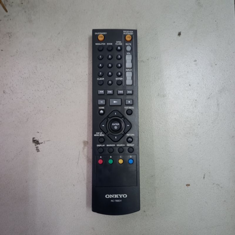 REMOTE DVD RECEIVER ONKYO SERI RC-788DV ORIGINAL