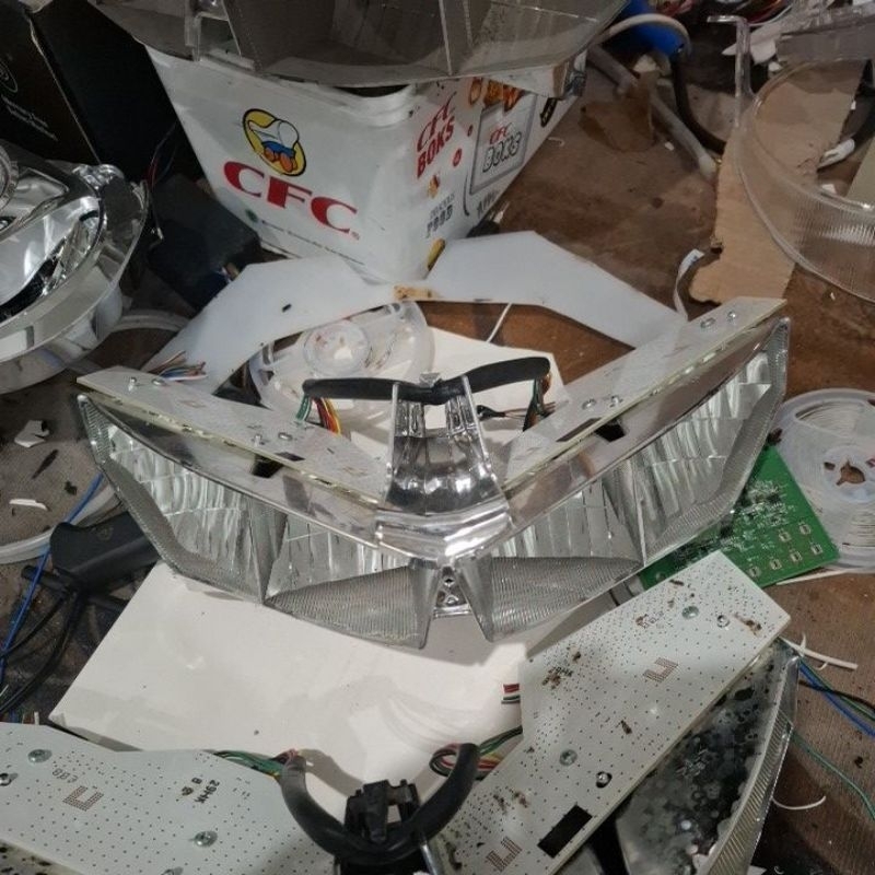 Reflektor + pcb vario 150 new Original copotan