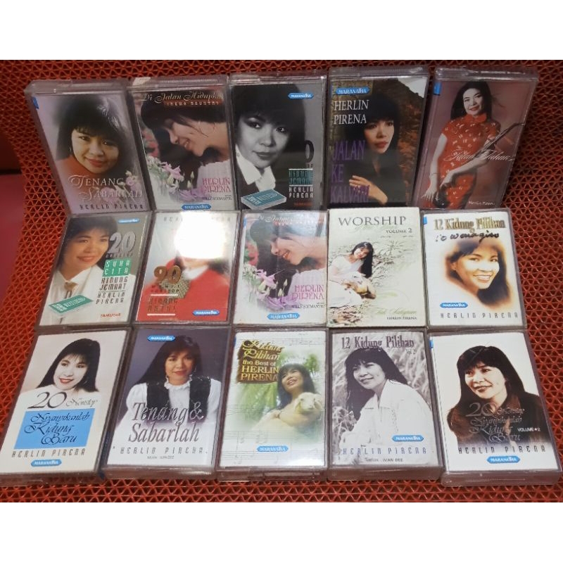SALE SALE SALE Kaset pita lagu lagu ROHANI Indonesia HERLIN PIRENA Bebas pilih judul yang di inginka