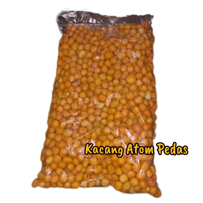 

Kacang Atom Dolpin Pedas 1kg Repack Snack Sukro Renyah Balado