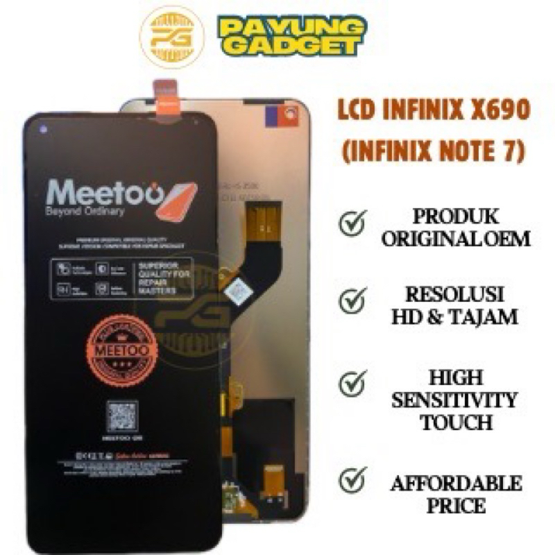 LCD INFINIX X690 (INFINIX NOTE 7) ORIGINAL FULLSET