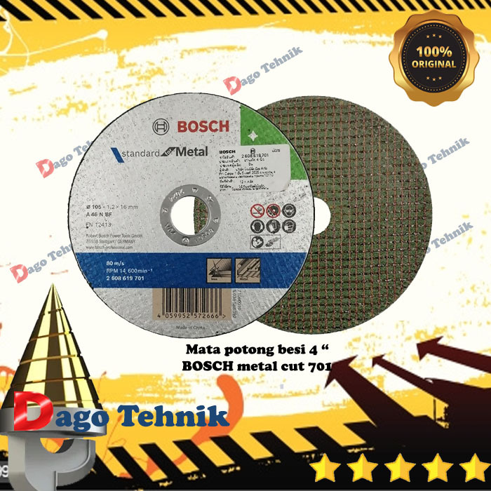 Mata potong besi gerinda potong cutting 4 inch BOSCH 701