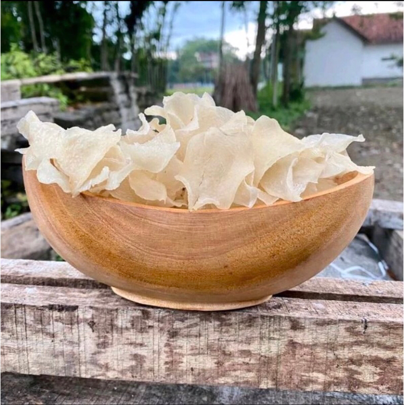 

Kerupuk ubi Gadung mentah