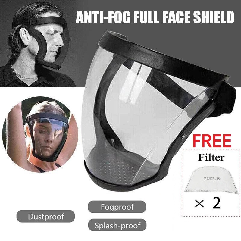 MASKER KARBON AKTIF Pelindung WAJAH Percikan Debu Untuk Tenaga Kerja Perlindungan Tenaga Kerja Bukti