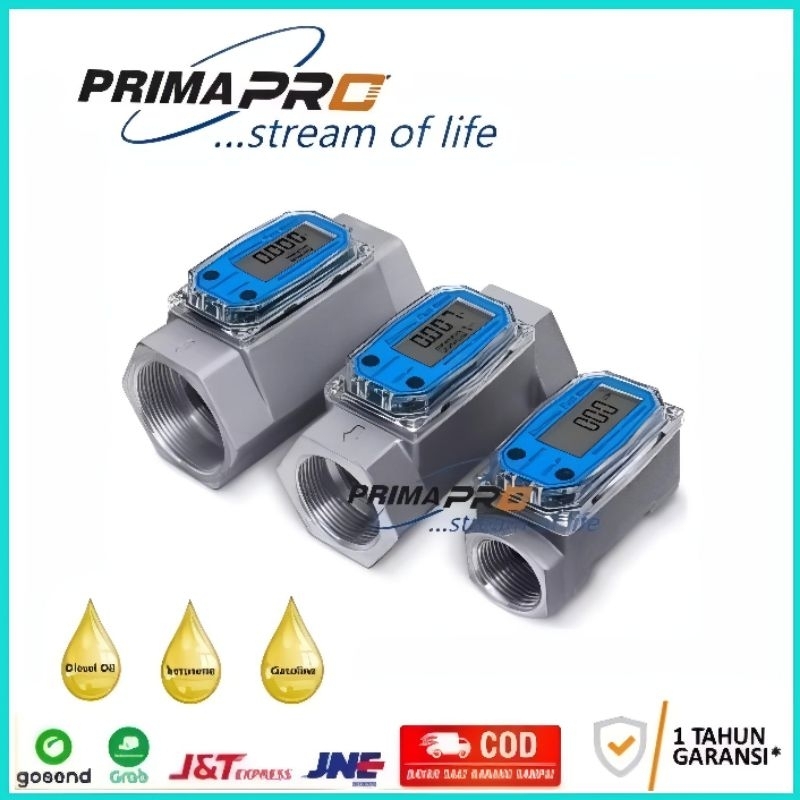 Flow meter Solar 1 inch Digital Flow meter Turbine 1 inch