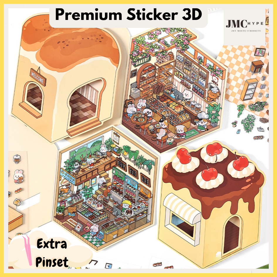 

JMC HYPE STICKER 3D Premium Decoration Creative Mainan Anak Lucu Viral Korea Satisfying Unik