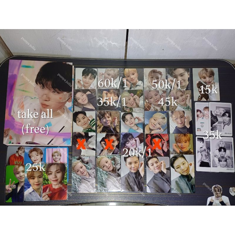 PHOTOCARD WOOZI WOOAHAE (min take 4pc)