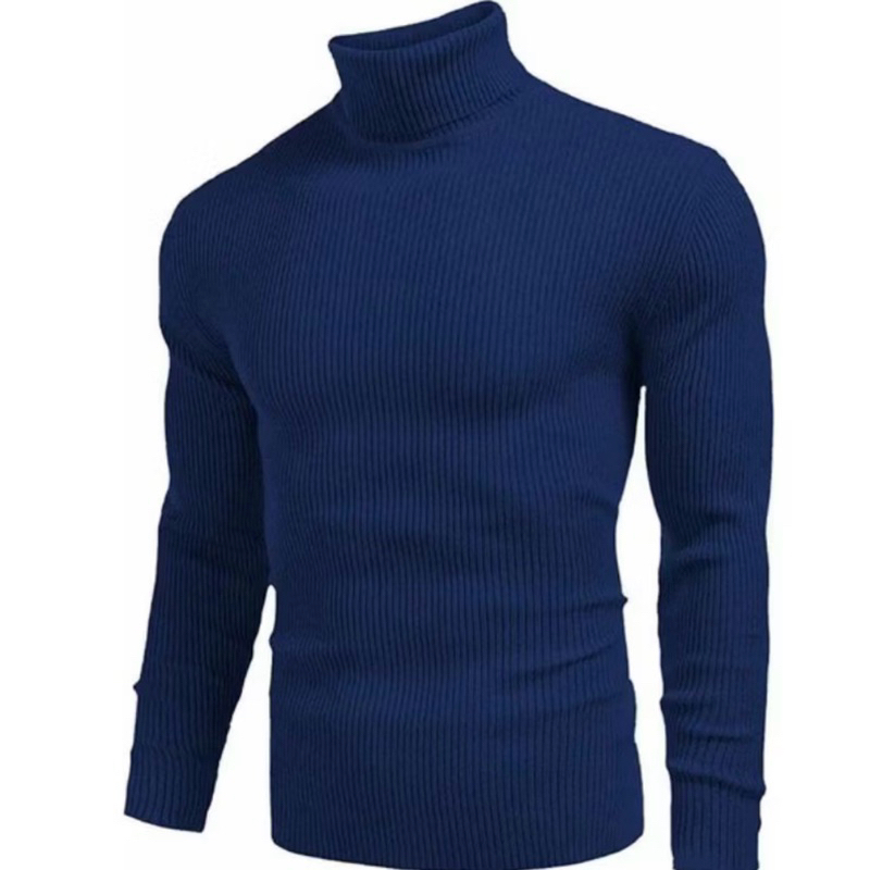 Turtleneck Rajut Wanita Rib Tebal Tidak Menerawang Premium