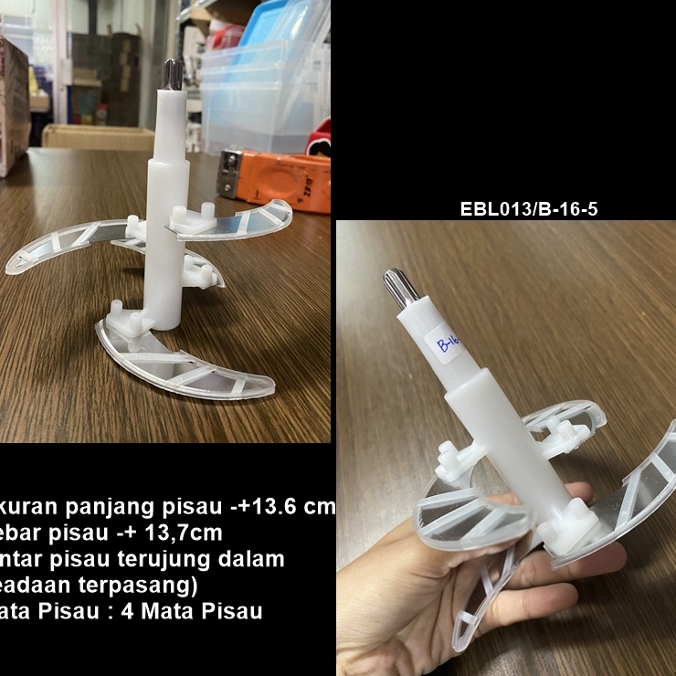 murah MATA PISAU CHOPPER DAGING 2 LITER 3 Liter 4 liter 4L Blender Capsule STAINLESS STEEL